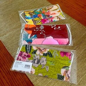 Set of 3 Johnny Was face masks